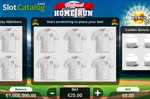 Οθόνη2. National Home Run Scratch Κουλοχέρης