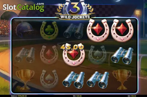 Οθόνη3. 3 Wild Jockeys Κουλοχέρης