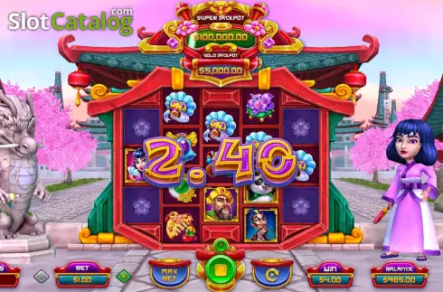 Οθόνη3. Sakura's Dragon Κουλοχέρης