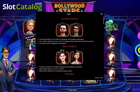 Οθόνη7. Bollywood Stars (Mplay) Κουλοχέρης
