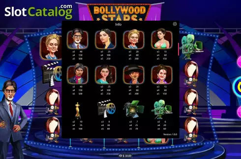 Οθόνη8. Bollywood Stars (Mplay) Κουλοχέρης