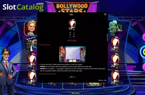 Οθόνη9. Bollywood Stars (Mplay) Κουλοχέρης