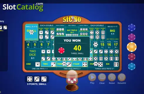 Οθόνη3. Sicbo (Mplay) Κουλοχέρης