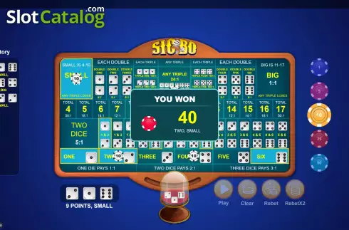 Οθόνη5. Sicbo (Mplay) Κουλοχέρης