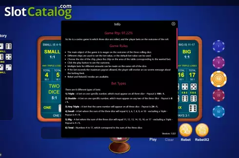 Οθόνη6. Sicbo (Mplay) Κουλοχέρης