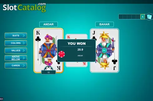 Οθόνη4. Andar Bahar (Mplay) Κουλοχέρης