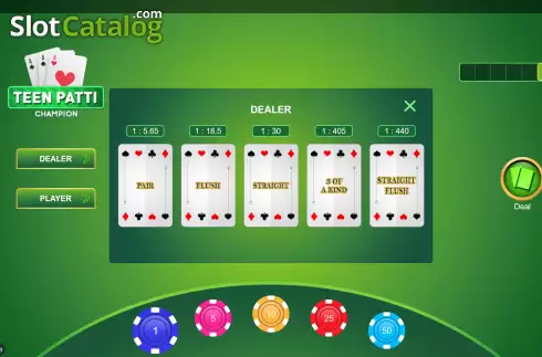Οθόνη3. Teen Patti Champion Κουλοχέρης