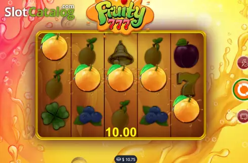 Οθόνη4. Fruity 777 Κουλοχέρης