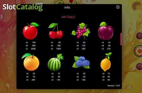 Οθόνη7. Fruity 777 Κουλοχέρης
