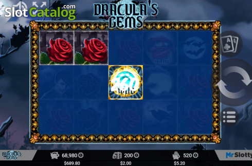 Οθόνη4. Dracula's Gems Κουλοχέρης