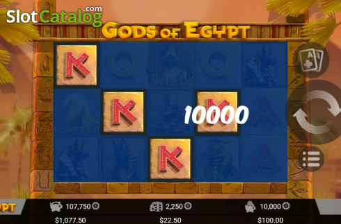 Οθόνη3. Gods Of Egypt (MrSlotty) Κουλοχέρης