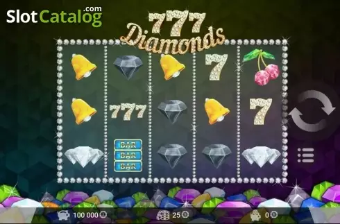 Οθόνη4. 777 Diamonds Κουλοχέρης
