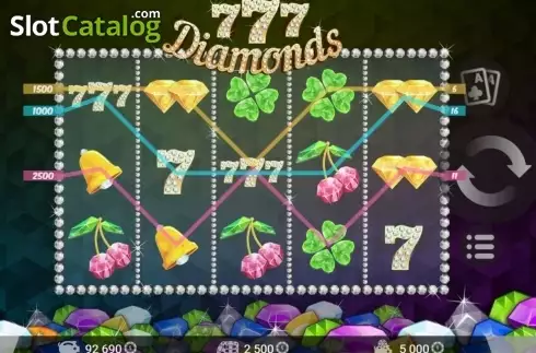 Οθόνη5. 777 Diamonds Κουλοχέρης
