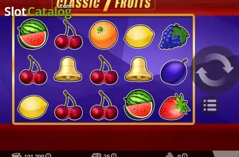 Οθόνη4. Classic 7 Fruits Κουλοχέρης