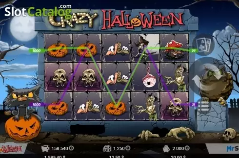 Οθόνη6. Crazy Halloween Κουλοχέρης