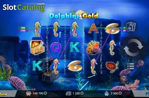 Οθόνη5. Dolphins Gold Κουλοχέρης