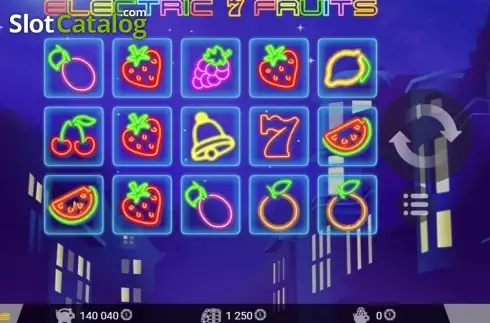 Οθόνη4. Electric 7 Fruits Κουλοχέρης