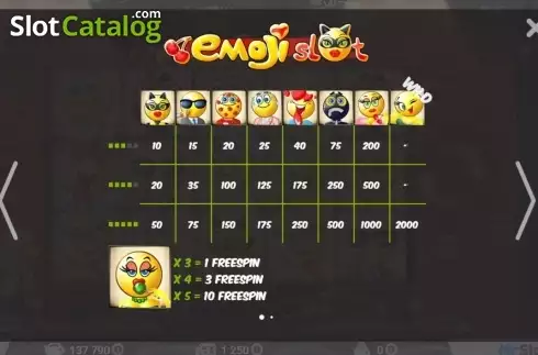 Οθόνη2. Emoji Slot Κουλοχέρης 