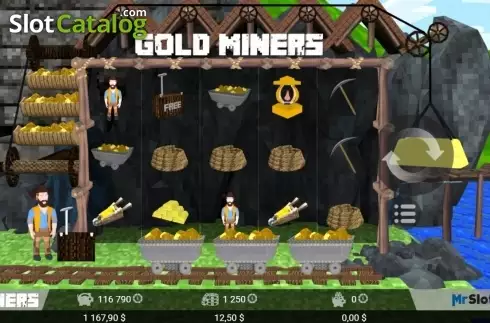 Οθόνη4. Gold Miners (MrSlotty) Κουλοχέρης