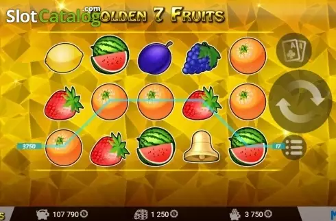Οθόνη6. Golden 7 Fruits Κουλοχέρης