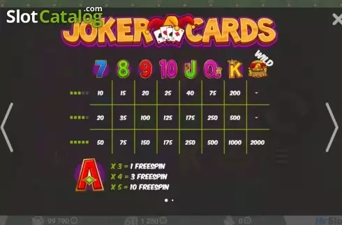 Οθόνη2. Joker Cards Κουλοχέρης