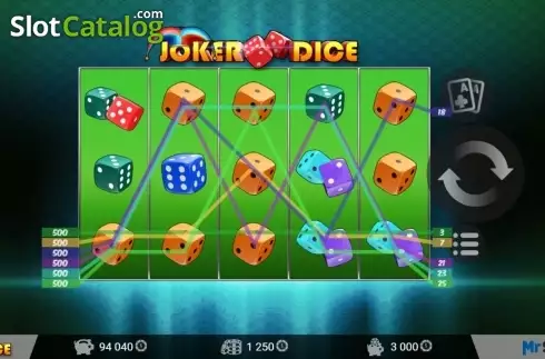 Οθόνη5. Joker Dice Κουλοχέρης