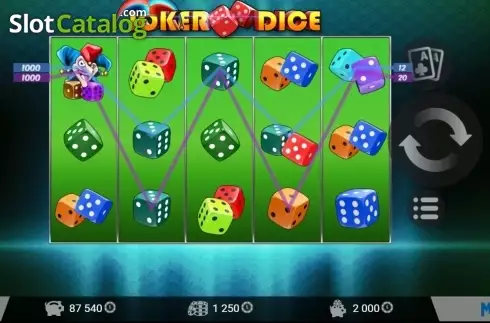 Οθόνη7. Joker Dice Κουλοχέρης