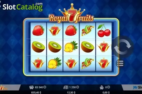 Οθόνη4. Royal 7 Fruits Κουλοχέρης