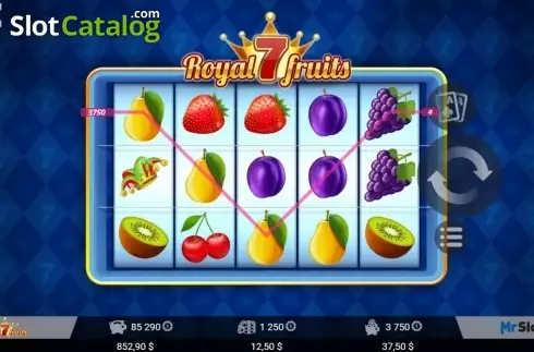Οθόνη6. Royal 7 Fruits Κουλοχέρης