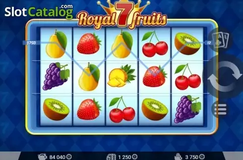 Οθόνη8. Royal 7 Fruits Κουλοχέρης