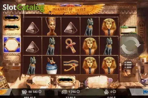 Οθόνη4. Treasures of Egypt (MrSlotty) Κουλοχέρης