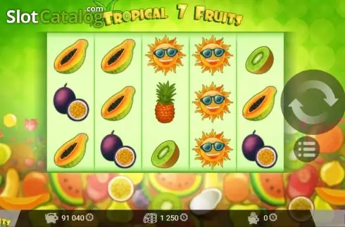 Οθόνη4. Tropical7Fruits Κουλοχέρης