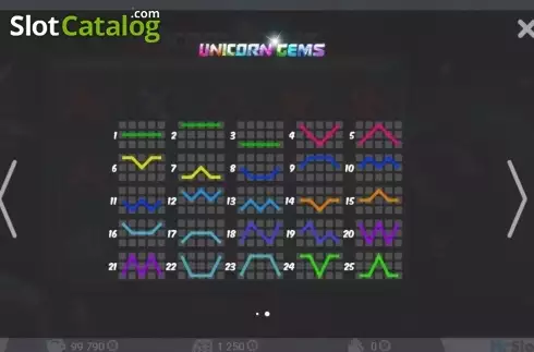 Οθόνη3. Unicorn Gems Κουλοχέρης
