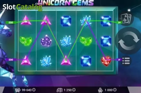 Οθόνη6. Unicorn Gems Κουλοχέρης