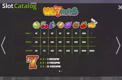 Οθόνη2. Wild7Fruits Κουλοχέρης
