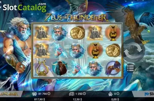 Οθόνη3. Zeus the Thunderer (MrSlotty) Κουλοχέρης