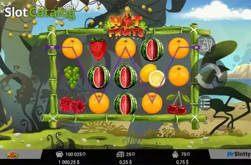 Οθόνη3. Hot Fruits (MrSlotty) Κουλοχέρης