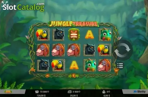 Οθόνη5. Jungle Treasure (MrSlotty) Κουλοχέρης