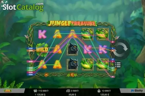 Οθόνη8. Jungle Treasure (MrSlotty) Κουλοχέρης