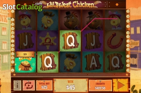 Οθόνη5. Wild West Chicken Κουλοχέρης