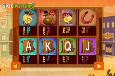 Οθόνη7. Wild West Chicken Κουλοχέρης