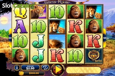 Οθόνη2. Lion's Roar (MultiSlot) Κουλοχέρης