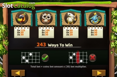 Οθόνη5. Birds (MultiSlot) Κουλοχέρης