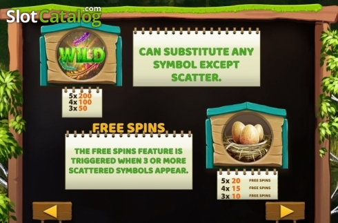 Οθόνη7. Birds (MultiSlot) Κουλοχέρης