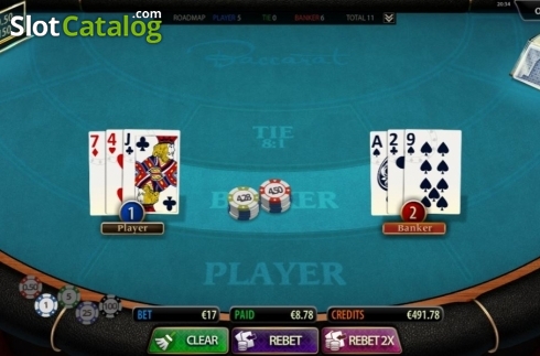 Οθόνη3. Baccarat (MultiSlot) Κουλοχέρης