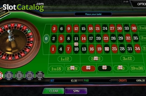 Οθόνη2. Single Zero Roulette (MultiSlot) Κουλοχέρης