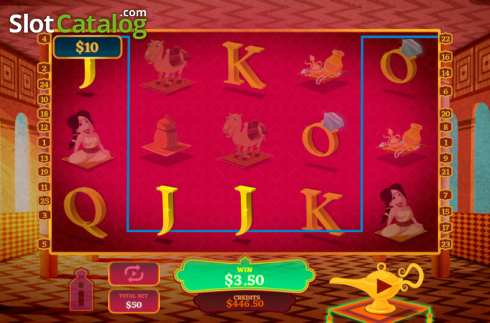 Οθόνη3. Magic Lamp (MultiSlot) Κουλοχέρης