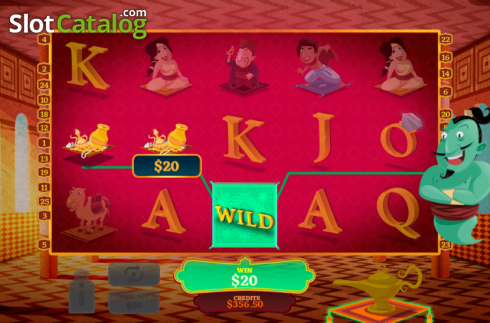 Οθόνη4. Magic Lamp (MultiSlot) Κουλοχέρης