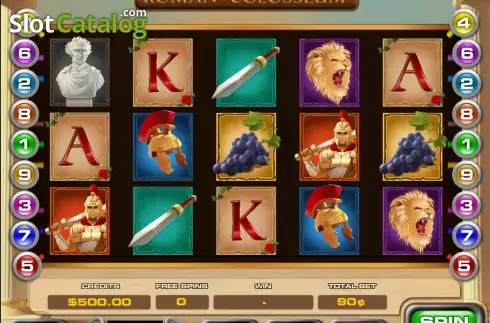 Οθόνη2. Roman Colosseum (MultiSlot) Κουλοχέρης