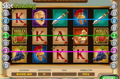 Οθόνη4. Roman Colosseum (MultiSlot) Κουλοχέρης
